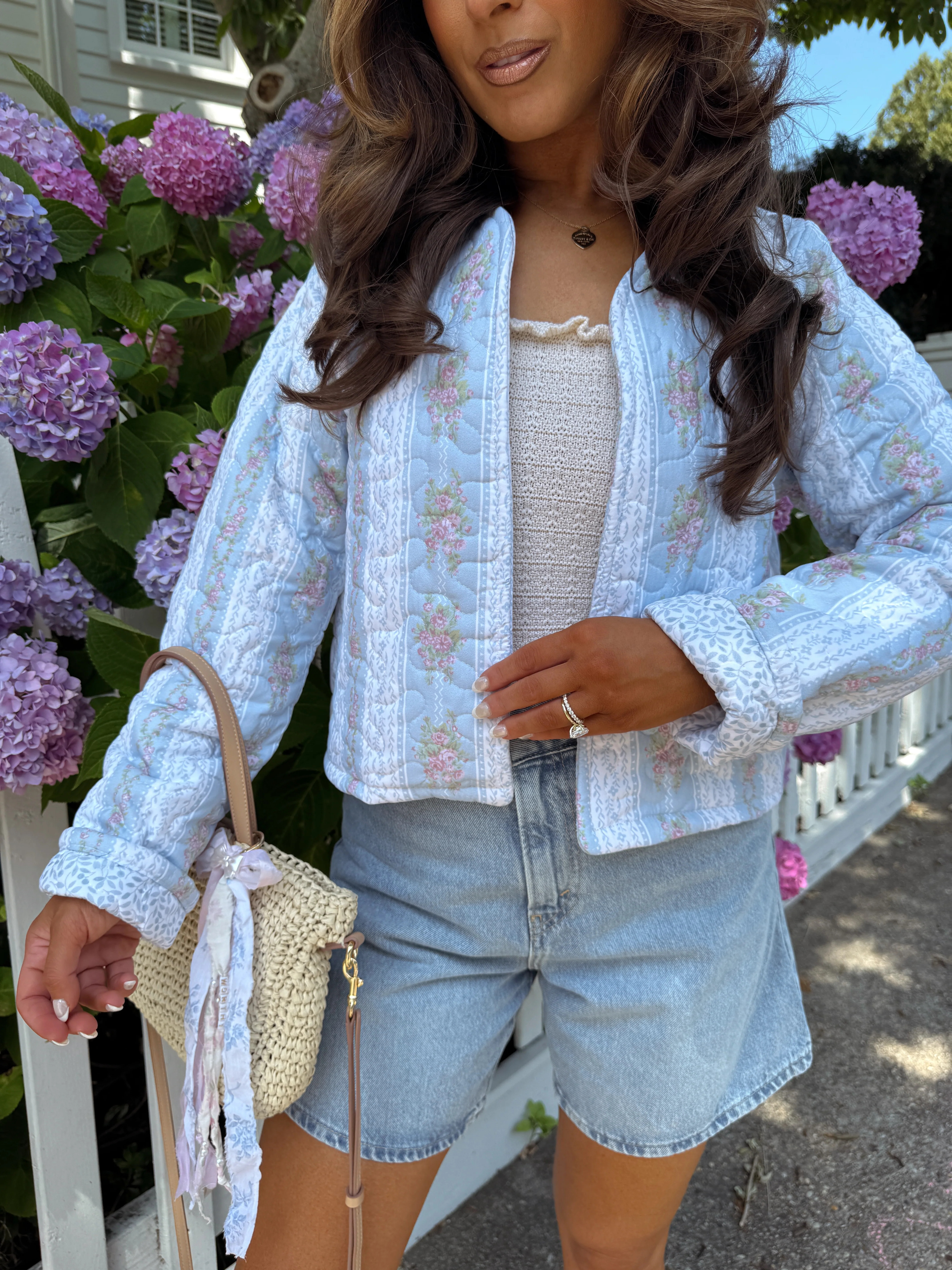 Meghan Floral Quilted Bespoke Jacket PRE ORDER JULY 24 | Shop Your Darling Style