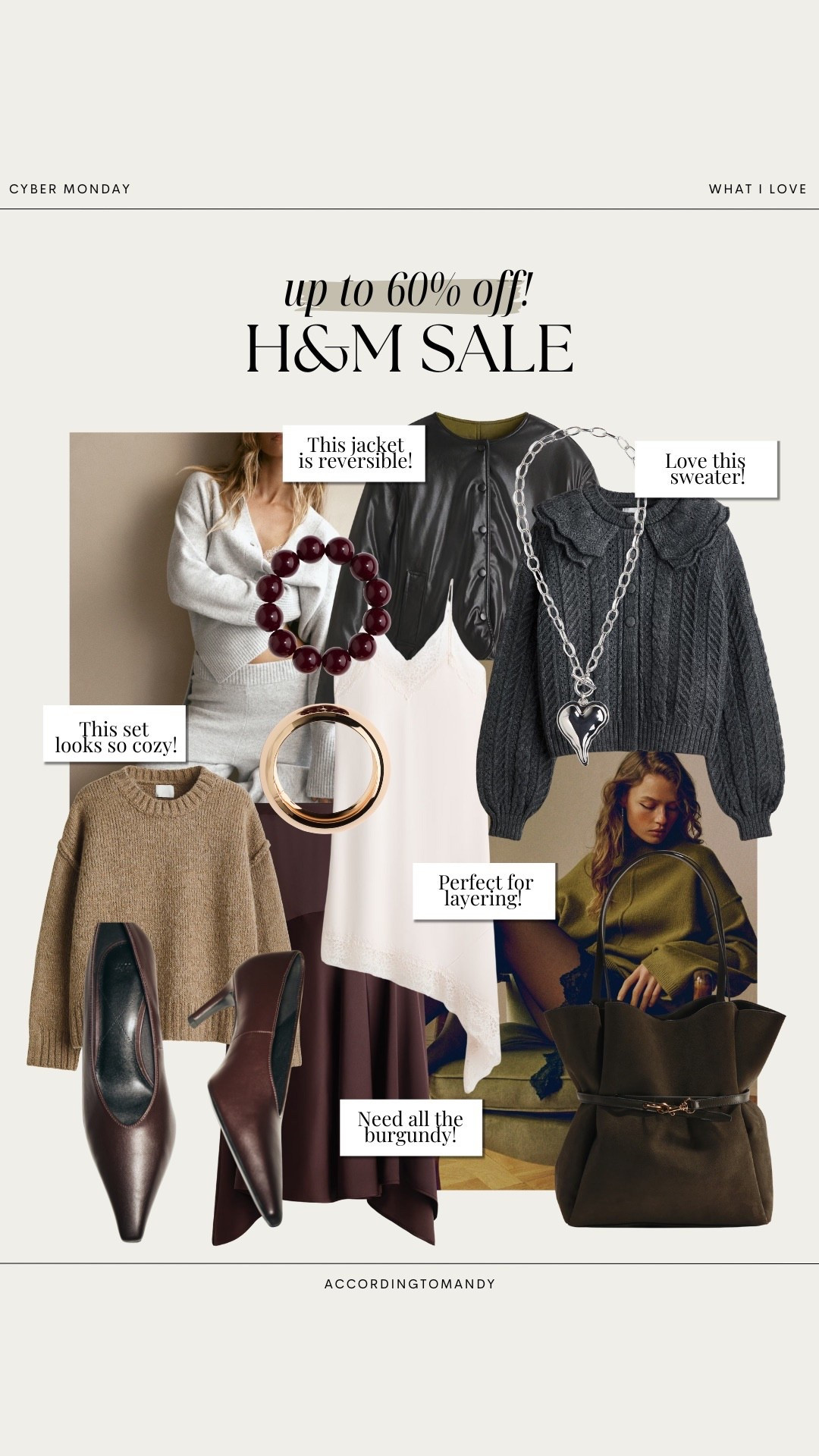 Cyber Monday H&M SALE favorites - up to 60% off!

h&m finds, fashion finds, fall fashion, winter fashion, fall fashion sale, cyber monday sales, fashion sale 

#LTKHoliday #LTKCyberWeek #LTKGiftGuide
