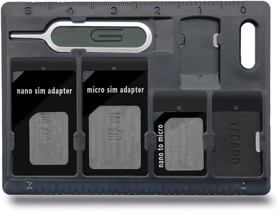 1 Pack SIM Card Holders with Tray Opener Pins, Card Storage Tool Set for Standard Micro Nano Micr... | Amazon (US)