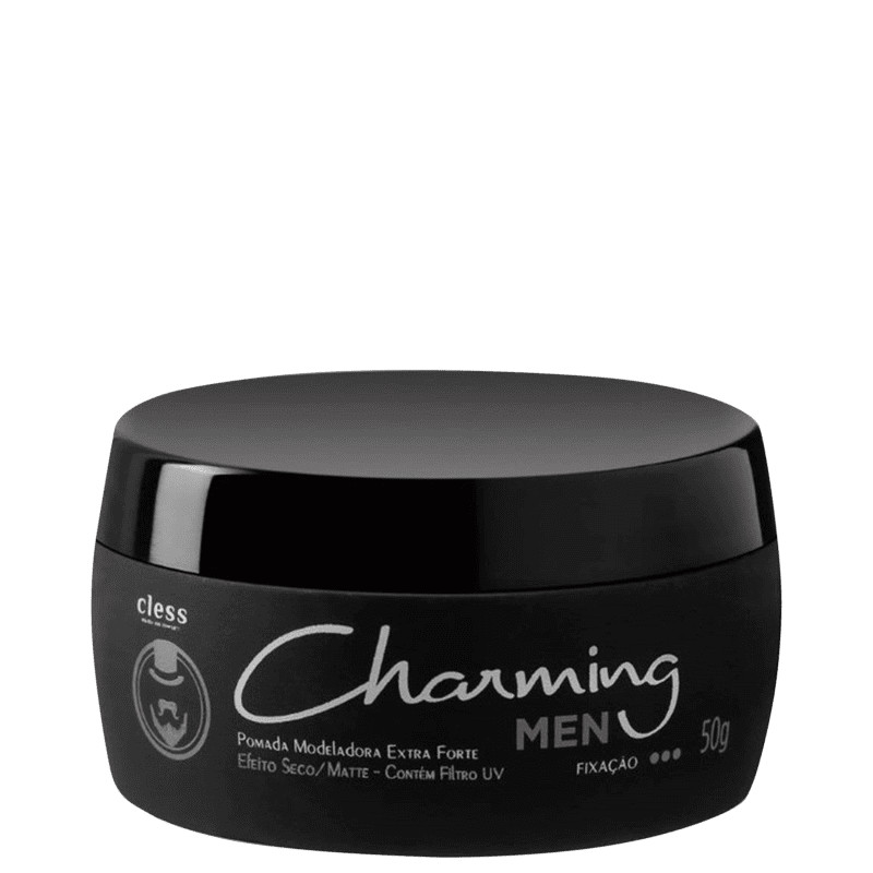 Cless Charming Men Extra Forte
        
            
                 - Pomada Fixadora 50g | Beleza Na Web (BR)