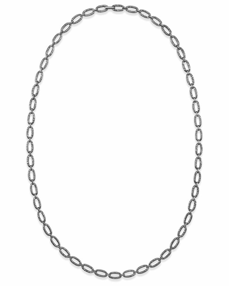 32 Inch Chain Link Necklace in Vintage Silver | Kendra Scott
