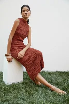 Crochet Midi Dress | Anthropologie (US)