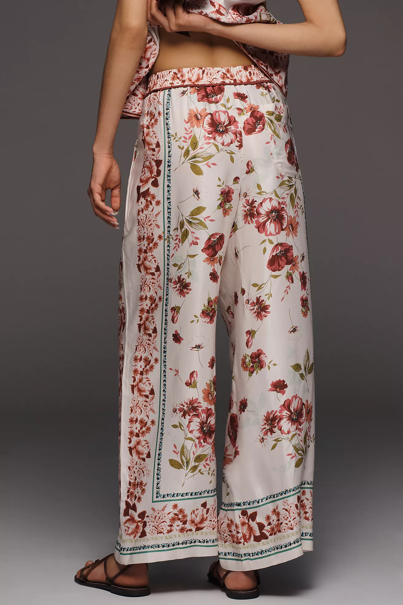 Brooklin Wide Leg Track Pants by Maeve | Anthropologie (US)