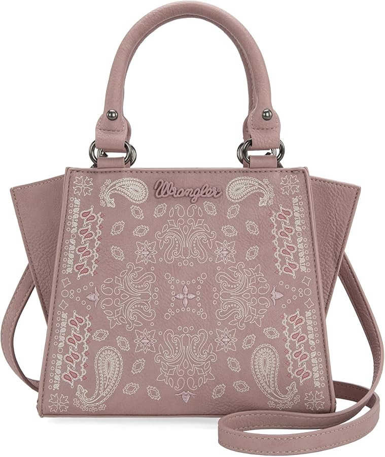 Wrangler Purse, Boutique Western Designer Crossbody Bags Small Tote Handbag for Women | Amazon (US)