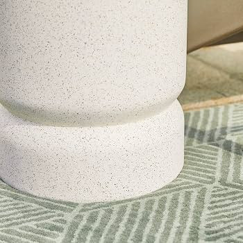 Giltzhome Antique Decorative Garden Stool, 17.25" H Heavy Duty Faux Terrazzo Accent Table, Side T... | Amazon (US)