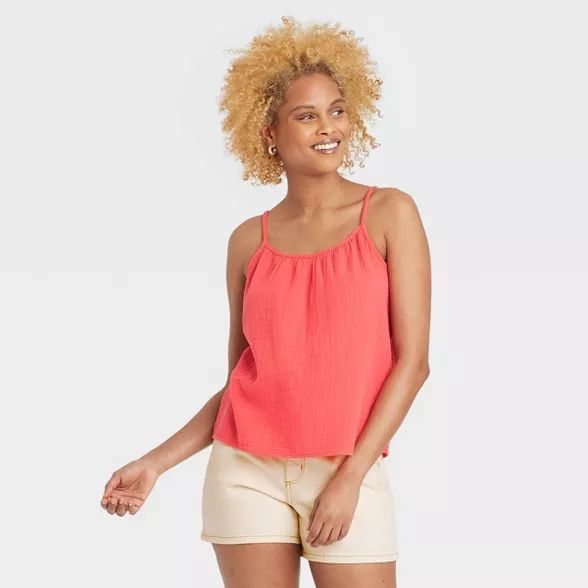 Women's Gauze Tank Top - Universal Thread™ | Target