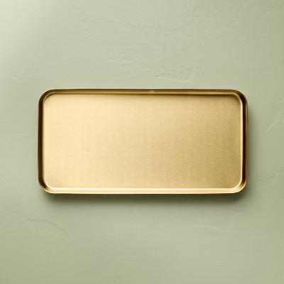 Bath Counter Tray Brass - Hearth & Hand™ with Magnolia | Target