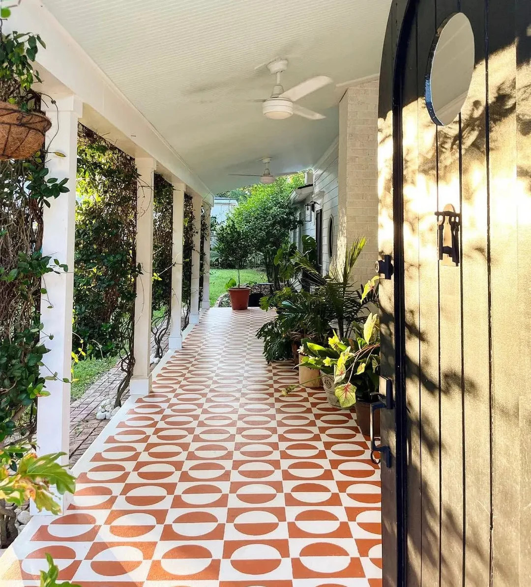 Faux Tile Stencils - Paint TIle Effect on Floors Walls Furniture Concrete Garden Patios Paths - M... | Etsy (Global)
