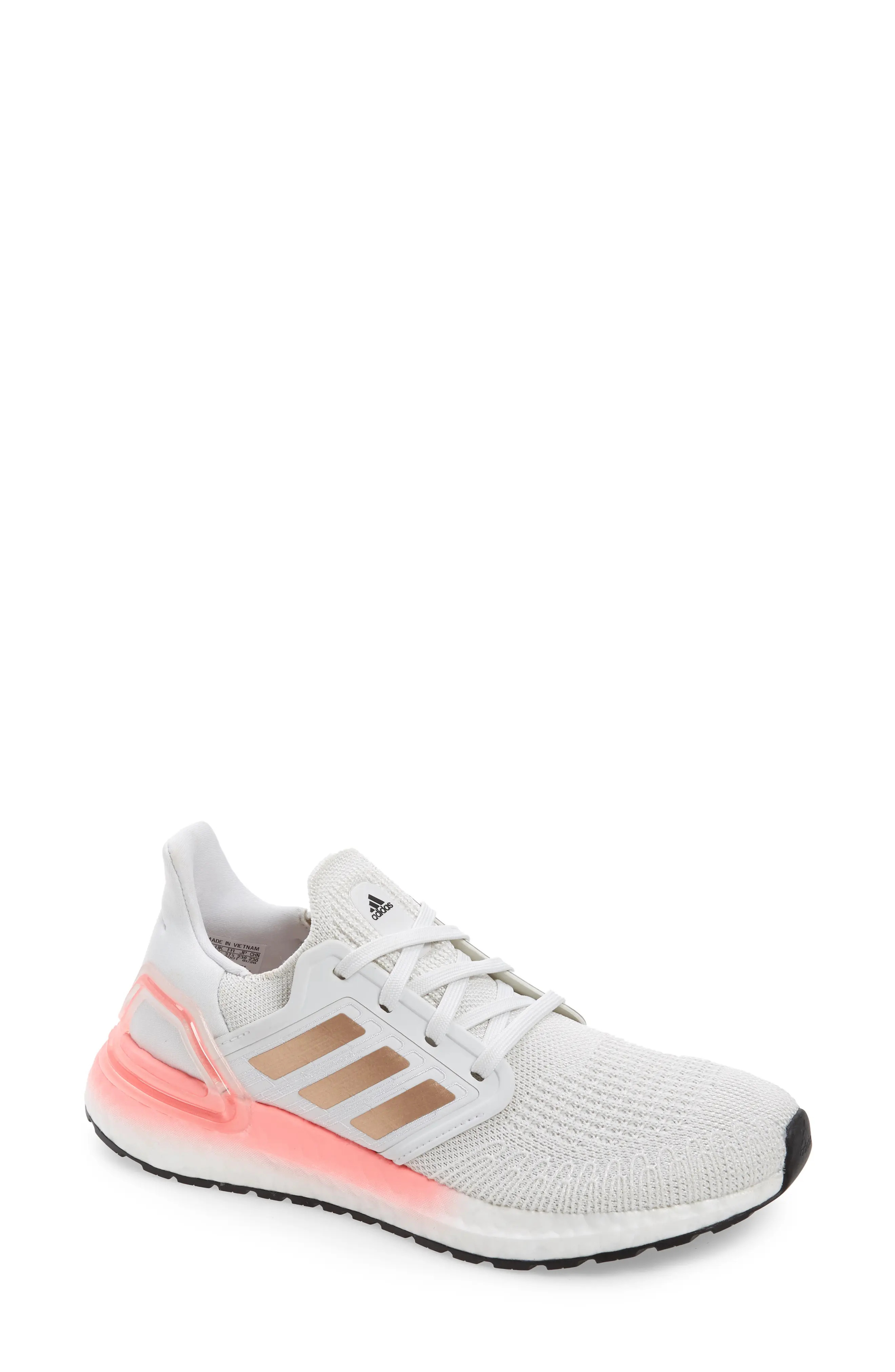 Women's Adidas Ultraboost 20 Running Shoe, Size 9 M - White | Nordstrom