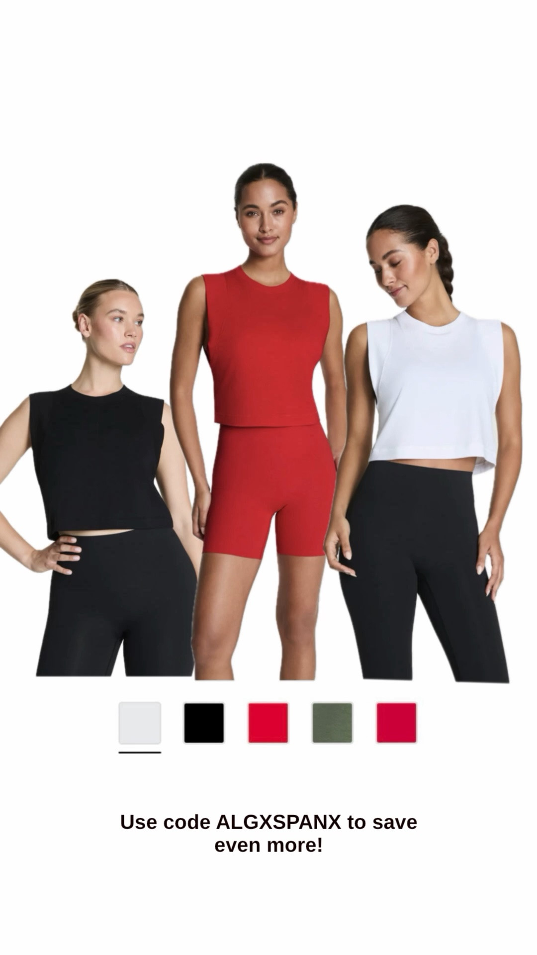 Favorite Spanx cropped tees are on major clearance! Regularly $58, just $24 with my discount code.

#LTKfitnessgoals #LTKSaleAlert #LTKActive
