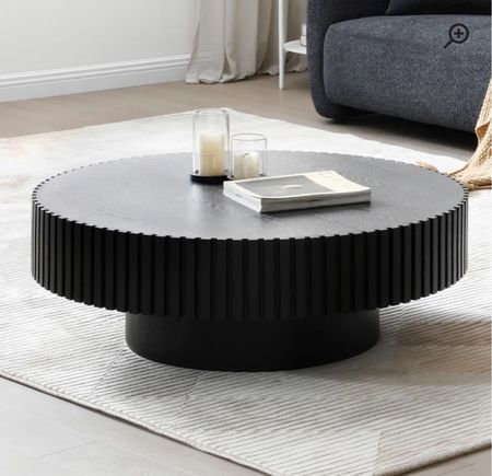 Black round modern coffee table on sale at wayfair for wayday 

#LTKover40 #LTKhome #LTKsalealert