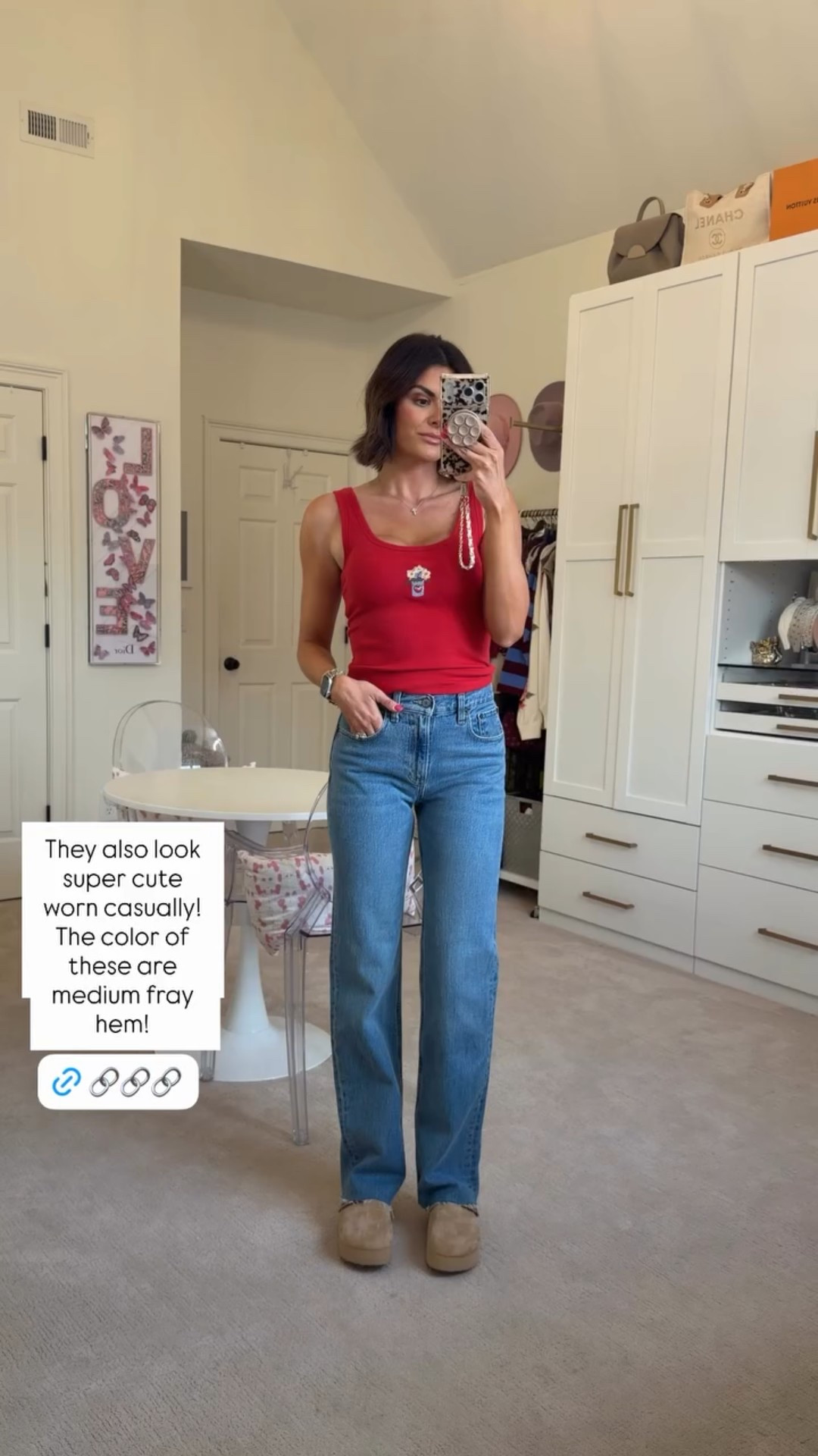 They also look super cute worn casually! The color of these are medium fray hem!  

Wearing my true size 25!  @abercrombie

#LTKSaleAlert