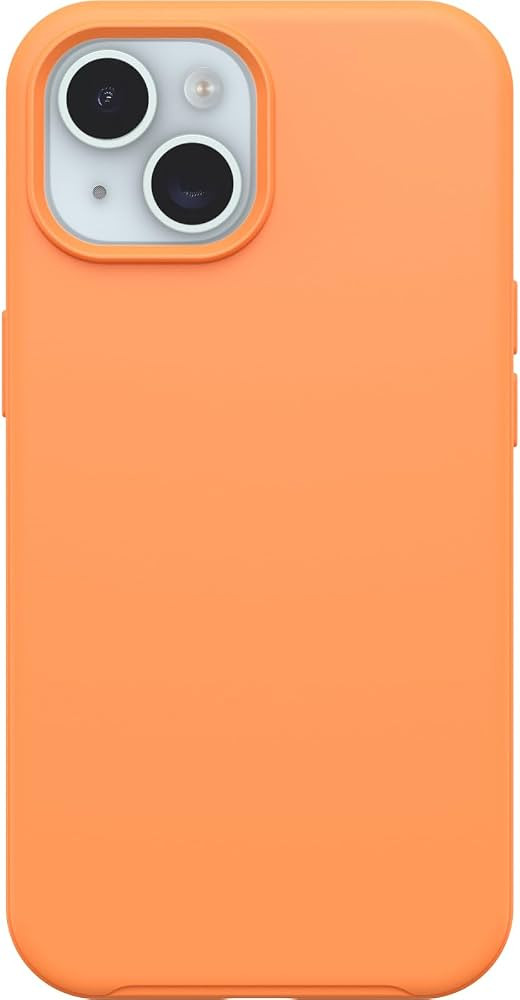 OtterBox iPhone 15, iPhone 14, and iPhone 13 Symmetry Series Case - SUNSTONE (Orange), snaps to M... | Amazon (US)