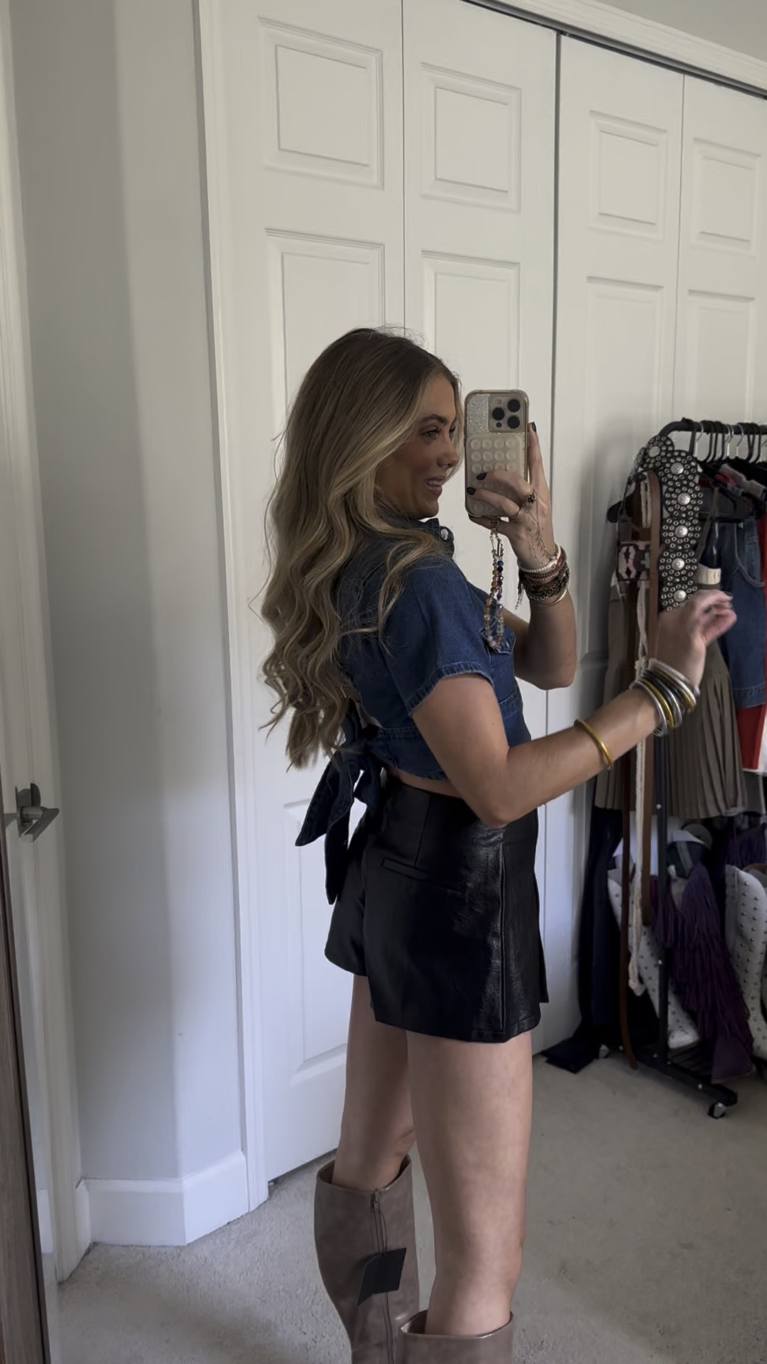 Denim tie back cropped top. Denim top. my monthly haul of all things @FOREVER 21 i scour the F21 website for the best of the best and i need to share these with yall cause they’re good!! 🤎 perfect for fall fashion!!! They are 🔗 in my LTK & my Forever 21 Storefront. https://liketk.it/4VpcA

#forever21 #forever21finds #forever21haul #forever21ambassador #tryonhaul #forever21clothes #tryon #tryonwithme #trendyoutfits #trendyclothes #forever21fallhaul #f21finds #f21xme #walmartclothing #winterfashion #winterclothinghaul #fallclothinghaul #fallhaul #clothinghaul #falltrends #shoppinghaul forever 21, forever 21 haul, forever 21 finds, f21 fashion, forever 21 fall fashion, new arrivals, fall fashion, dresses for fall, unboxing shopping haul, shopping haul, outfit, outfit of the day, outfit inspo, outfit ideas, styling, try on, fashion, affordable fashion. 

#LTKFindsUnder50 #LTKWatchNow #LTKSaleAlert
