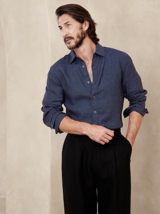 Standard Castello Linen Shirt | Banana Republic (US)
