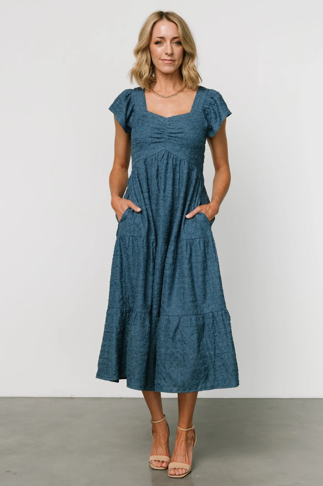Kesler Midi Dress | Blue | Baltic Born