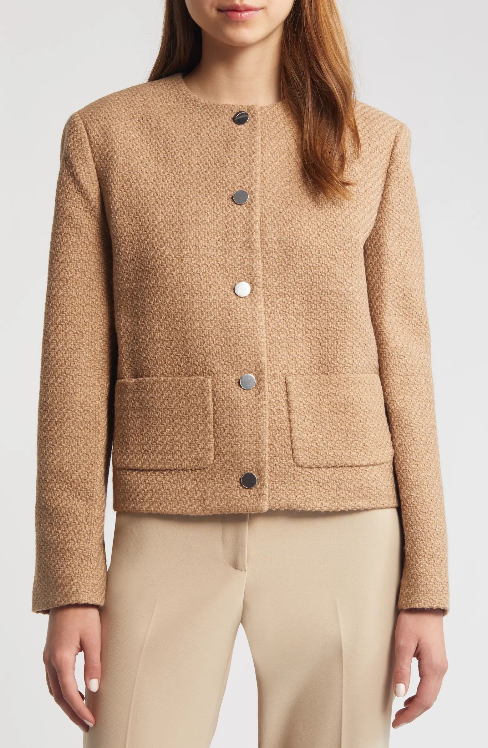 Theory Holiday Crop Jacket | Nordstrom | Nordstrom