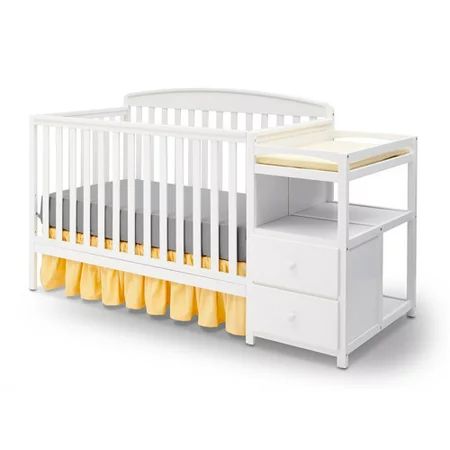 Delta Children Royal Convertible Crib N Changer White | Walmart (US)