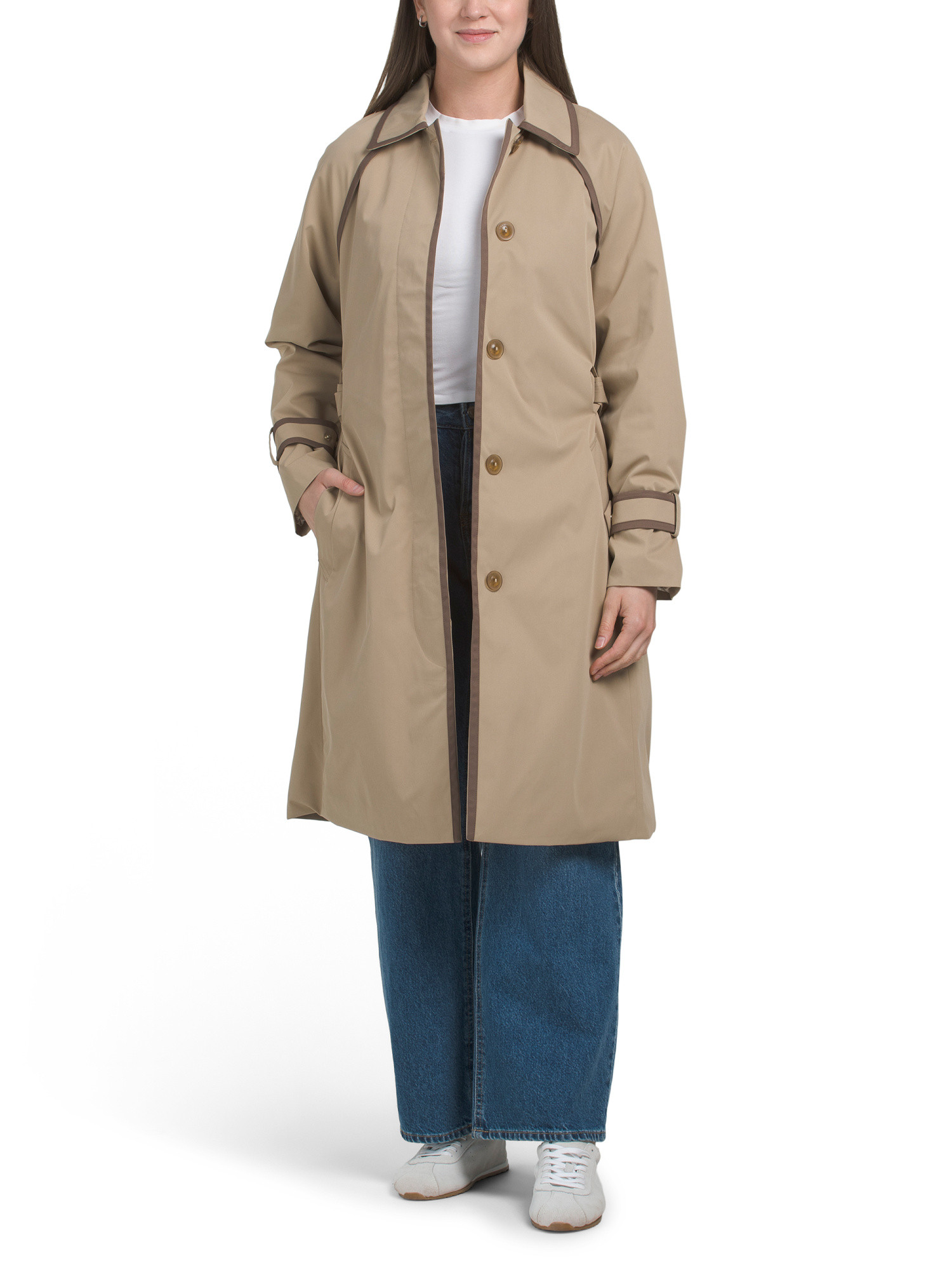 Quilt Lined Trench Coat | TJ Maxx