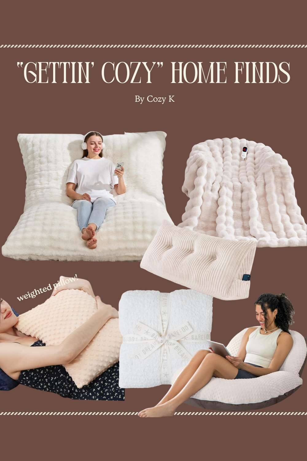 cute home decor finds for those "gettin cozy" moments 💅🤎 

 #LTKselfcare #LTKHome