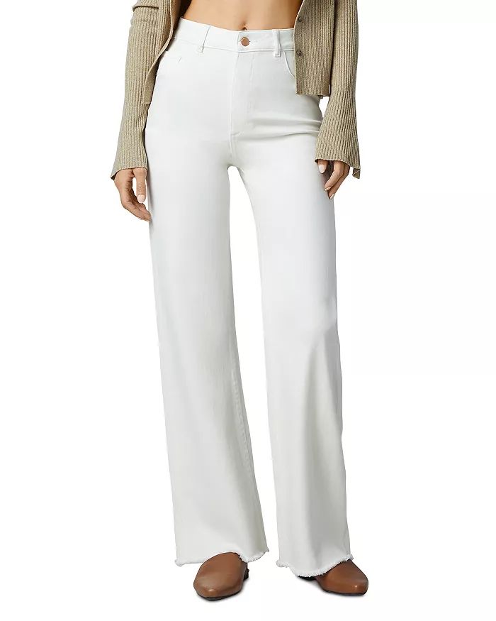 DL1961 Hepburn High Rise Wide Leg Jeans in Eggshell Women - Bloomingdale's | Bloomingdale's (US)