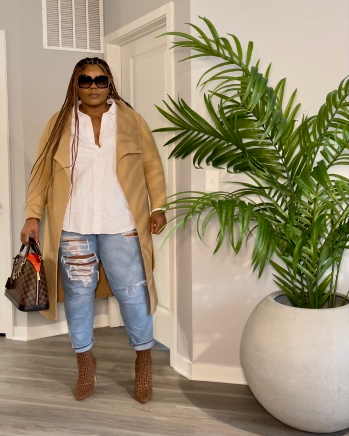 Sock booties and mom jeans are the new PBNJ! The boots I’m wearing in this photo are sold out (Steve Madden Diani Boots) but it’s so easy to recreate this look without them! 

#LTKstyletip #LTKshoecrush #LTKcurves