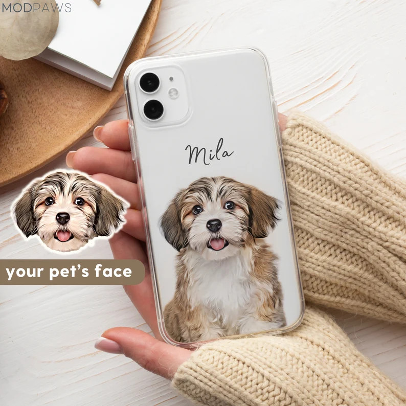 Custom Pet Phone Case Using Pet Photo Name Custom Dog Phone - Etsy | Etsy (US)