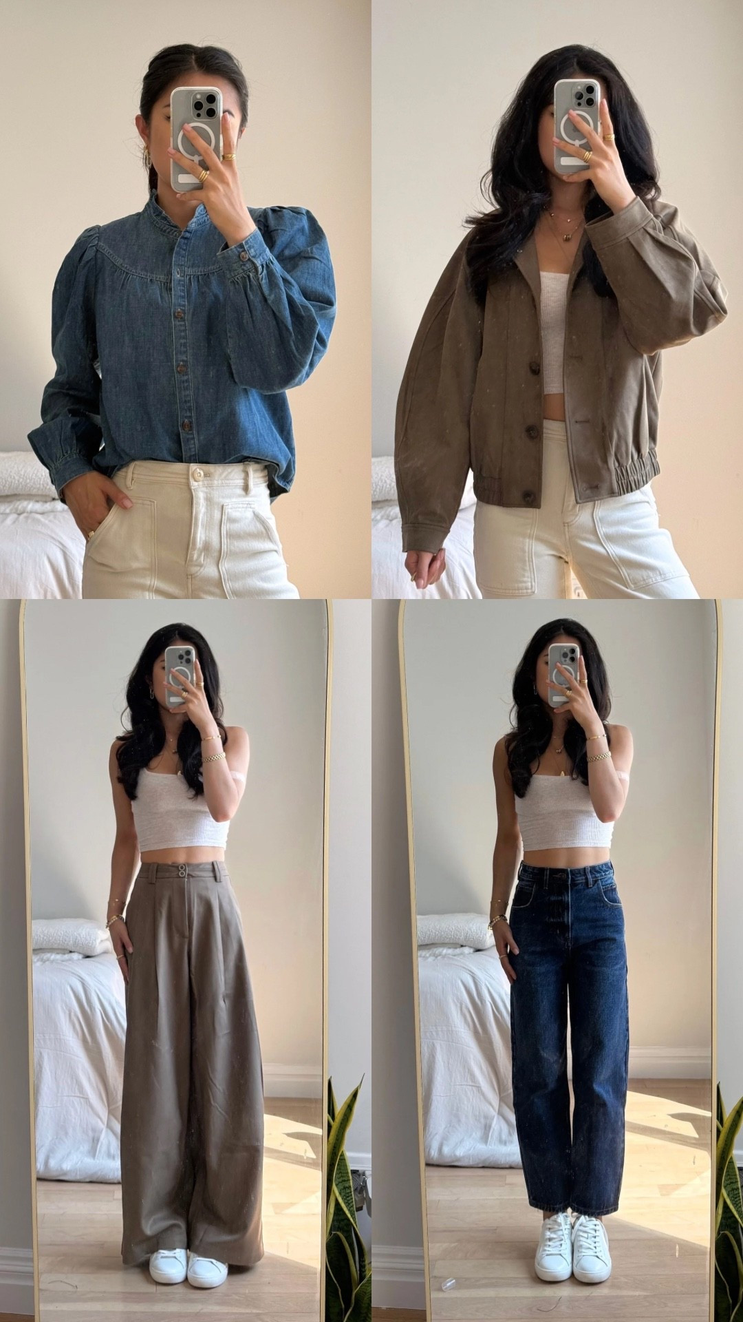 Petite clothing faves ☺️ sadly the blouse is not in stock atm (it’s the ‘Bethany Denim Blouse,’ so I listed a similar style! 

#LTKStyleTip #LTKPetite #LTKSeasonal