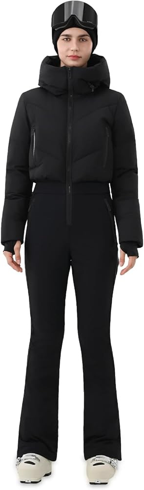 Womens Ski Suit One Piece Snowsuit Snow Slim Jumpsuits Snowboard Outfit Waterproof Insulated Wint... | Amazon (US)