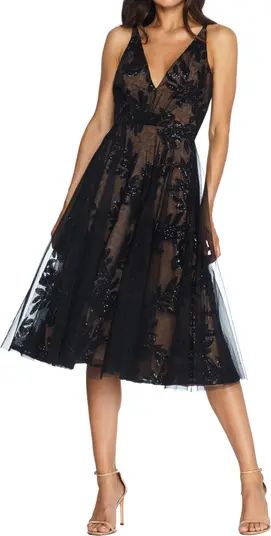 Courtney Sequin Lace Cocktail Dress | Nordstrom