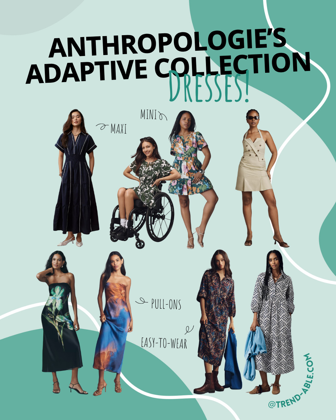 Mini, midi, and maxi—Anthropologie’s adaptive dresses bring the romance and the ease. Think pull-on styles, soft fabrics, and thoughtful details that make getting dressed simpler without sacrificing style.

#AdaptiveFashion #Anthropologie #InclusiveStyle #EasyToWear #TrendAble
 

 #LTKootd #LTKBeauty #LTKTravel