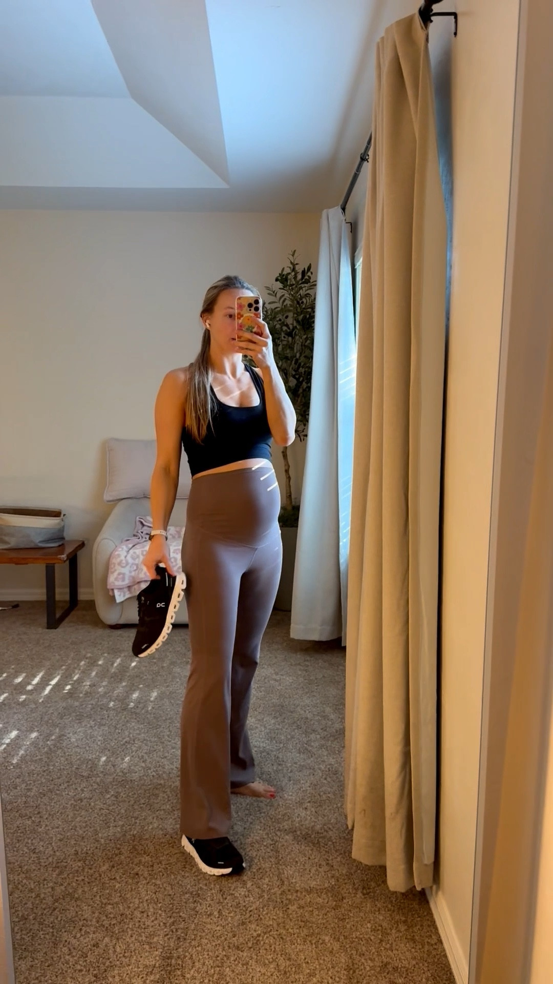 These on cloud shoes and maternity leggings have been my GO TOs during this pregnancy. 
They’re are some of my absolute favorite sneakers to work out in AND run errands in, and the phone pocket in the leggings is super helpful when I’m running around with my toddler. 
I’m 8.5 in shoes and size S in leggings and I think they both run TTS. #LTKValentine

#LTKfitnessgoals #LTKdayinmylife #LTKstorytime #LTKgrwm #LTKmorningroutine