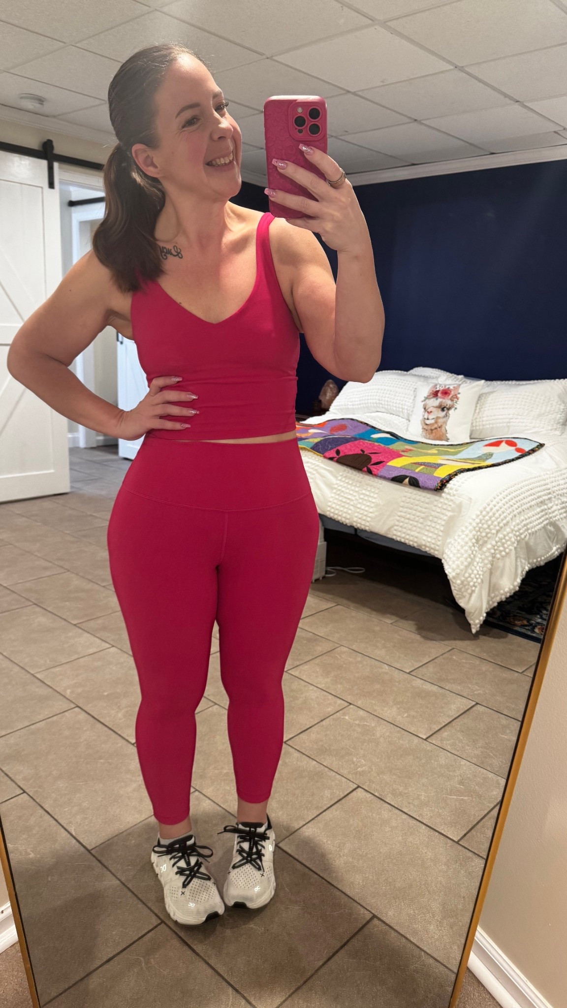 Hot Pink fit makes me lift heavier!

#LTKActive #LTKStyleTip #LTKOver40