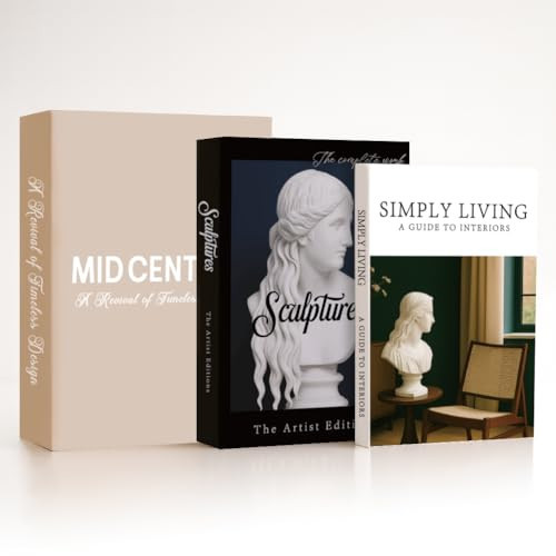 twinklemon Aesthetic Decorative Books Set of 3 Decorative Coffee Table Books Bookshelf Decor Fake Book Storage Box for Home Décor Accents Photo Storage Keepsake Box | Amazon (US)