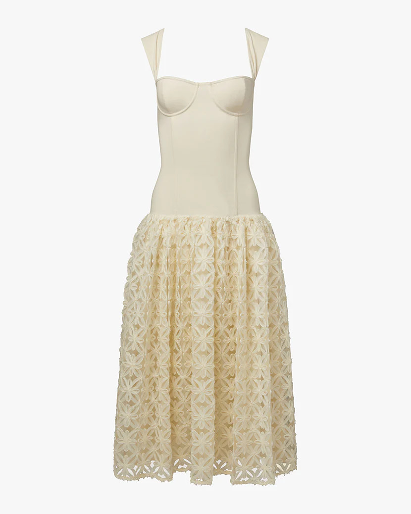 Corset Lace Skirt Midi Dress | We Wore What