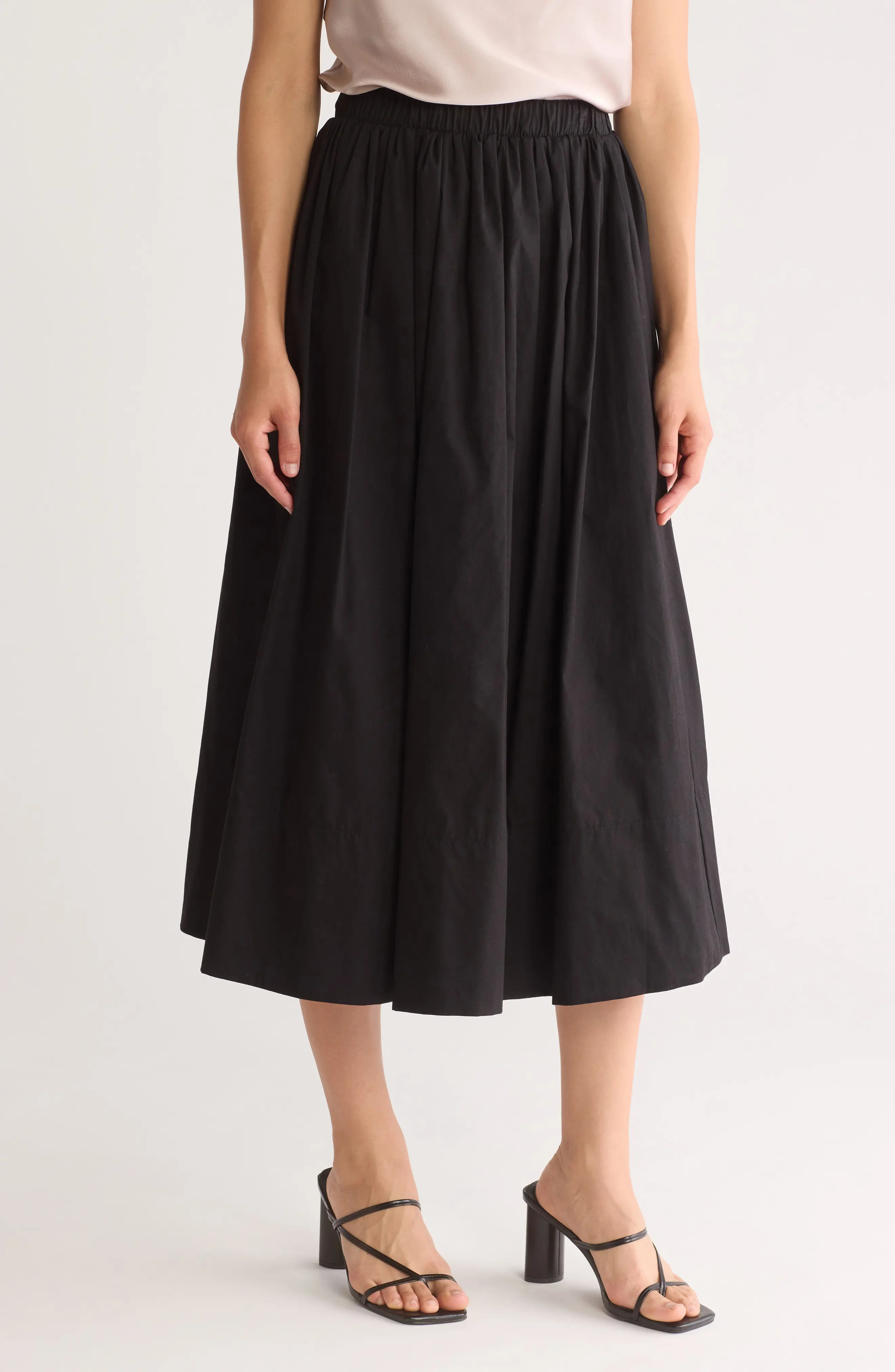 Renee C Poplin Midi Skirt (Women) | Nordstromrack | Nordstrom Rack
