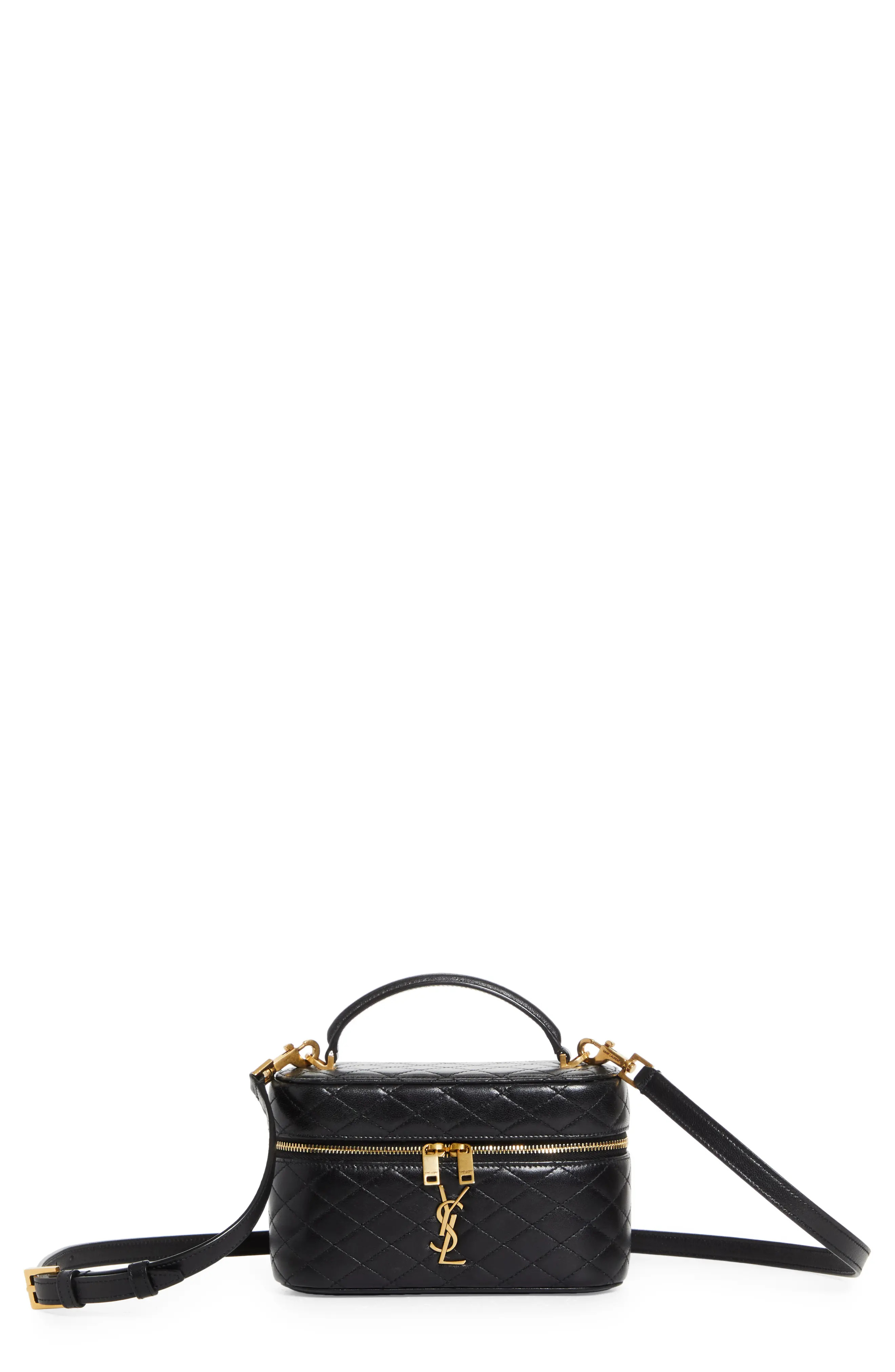 Saint Laurent Mini Gaby Quilted Leather Vanity Case (Women) | Nordstrom | Nordstrom