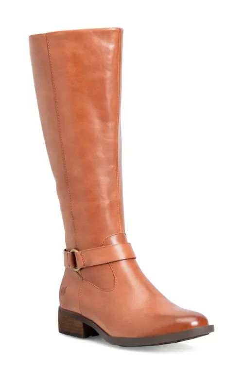Børn Saddler Leather Knee High Boot in Brown Full Grain Leather at Nordstrom, Size 7 Wide Calf | Nordstrom