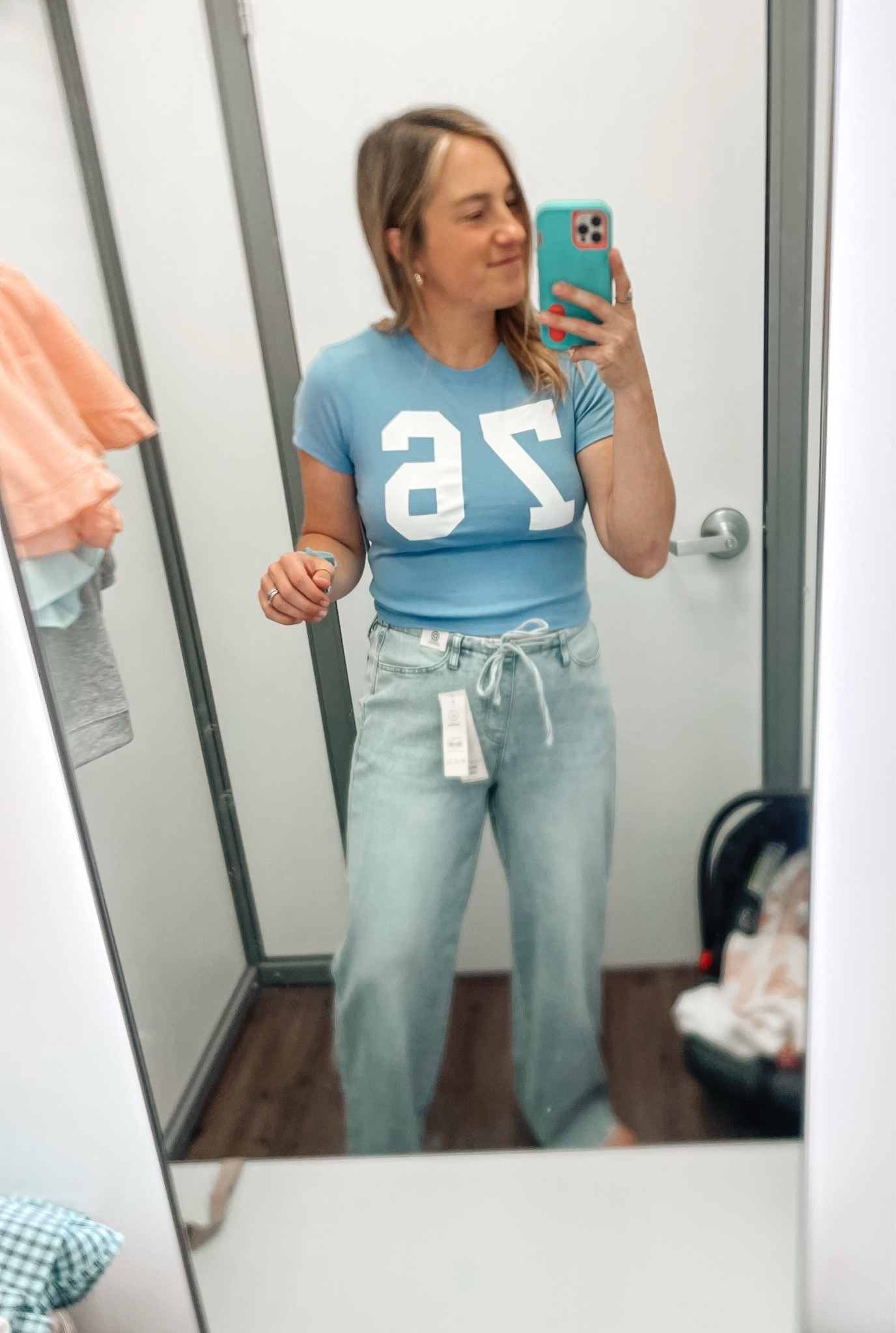 Comfiest jeans 
Jeans
Jeans for postpartum 
Postpartum
Postpartum Outfit 
Summer outfit 
Simple everyday outfit 
Everyday outfit 
Baby tee 
Jeans and tee 
Outfit for summer 
Comfy jeans 
Outfit for everyday

#LTKootd #LTKmomlife