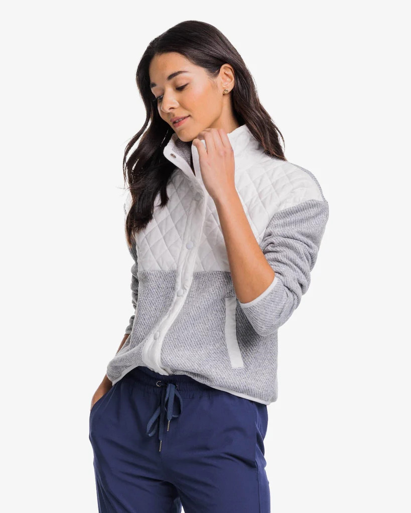 Gracen Heather Mixed Media Jacket | Southern Tide