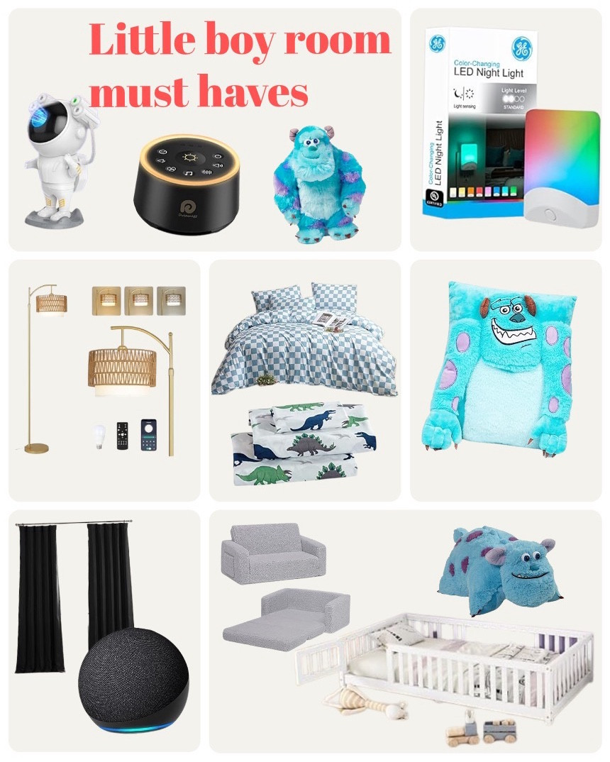My son’s monsters inc room is one of the coolest rooms in our house! 💙💚

Here’s tons of items we have to make his room super cozy & fun!! The astronaut projector guy is his new favorite! 

#LTKKids #LTKHome