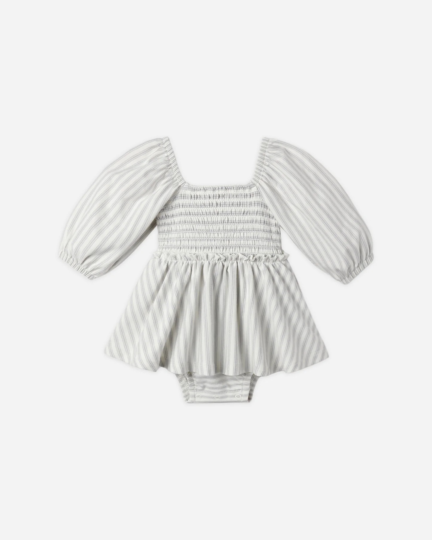 Lainey Romper Cloud Stripe | Rylee + Cru