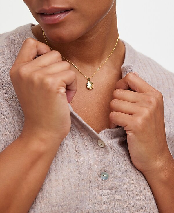 Demi-Fine Oval Locket Necklace | Madewell | Madewell