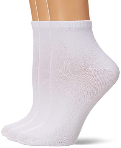 Hanes womens Comfortsoft Ankle Sock, 3-pack fashion liner socks, White Assorted, 5 9 US | Amazon (US)