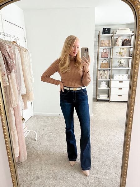 These Spanx high waist jeans are now 20% off for Black Friday! Love pairing it with a fitted neutral top to complete the look. 

#LTKHoliday #LTKstyletip #LTKSeasonal