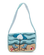 Umbrella And Chairs Beaded Handmade Shoulder Bag | TJ Maxx