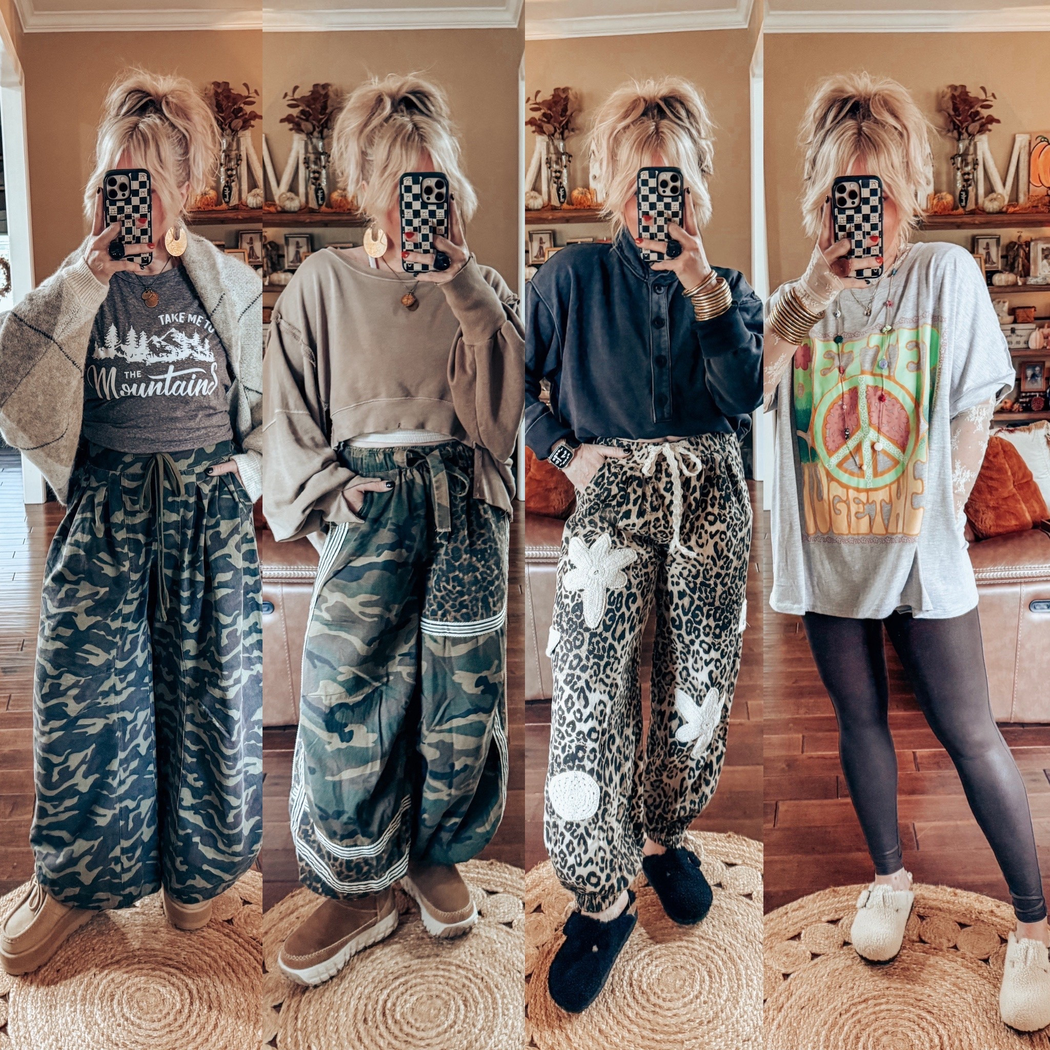 These FUN pants and oversized better together tee are all from @shopeverydaychic 
I’m wearing a medium in everything. 
SAVE with code MANDIE10 
Here’s the link to shop those👇🏼
https://shop.mandiemauldin.com/everydaychic

#LTKFindsUnder100 #LTKOver40 #LTKStyleTip