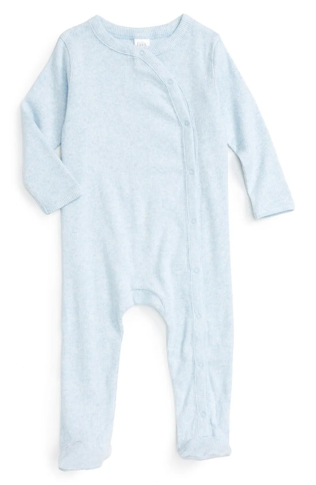 Infant Nordstrom Baby Rib Knit Footie, Size Preemie - Blue | Nordstrom