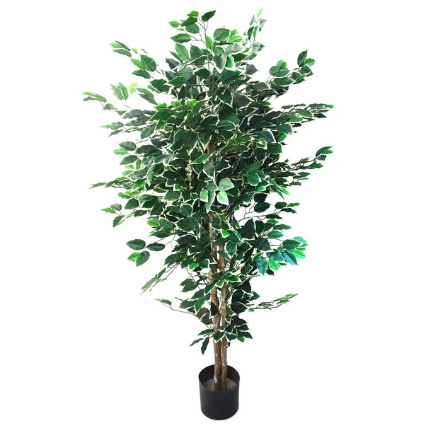 Pure Garden 5 Ft. Green Artificial Ficus Tree | Walmart (US)