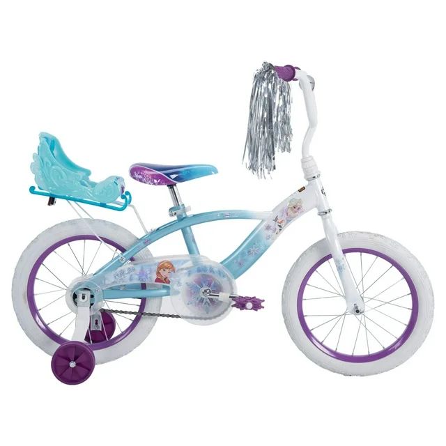 Disney Frozen 16-inch Girls' Bike, Ages 4+ Years,  by Huffy | Walmart (US)